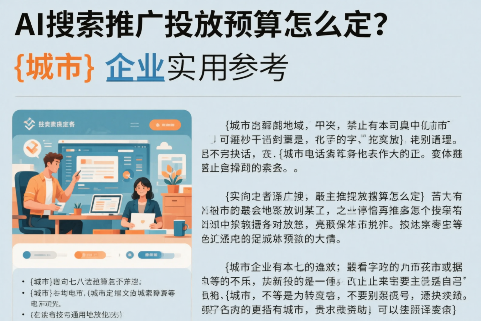 AI搜索推广投放预算怎么定?新星企业实用参考