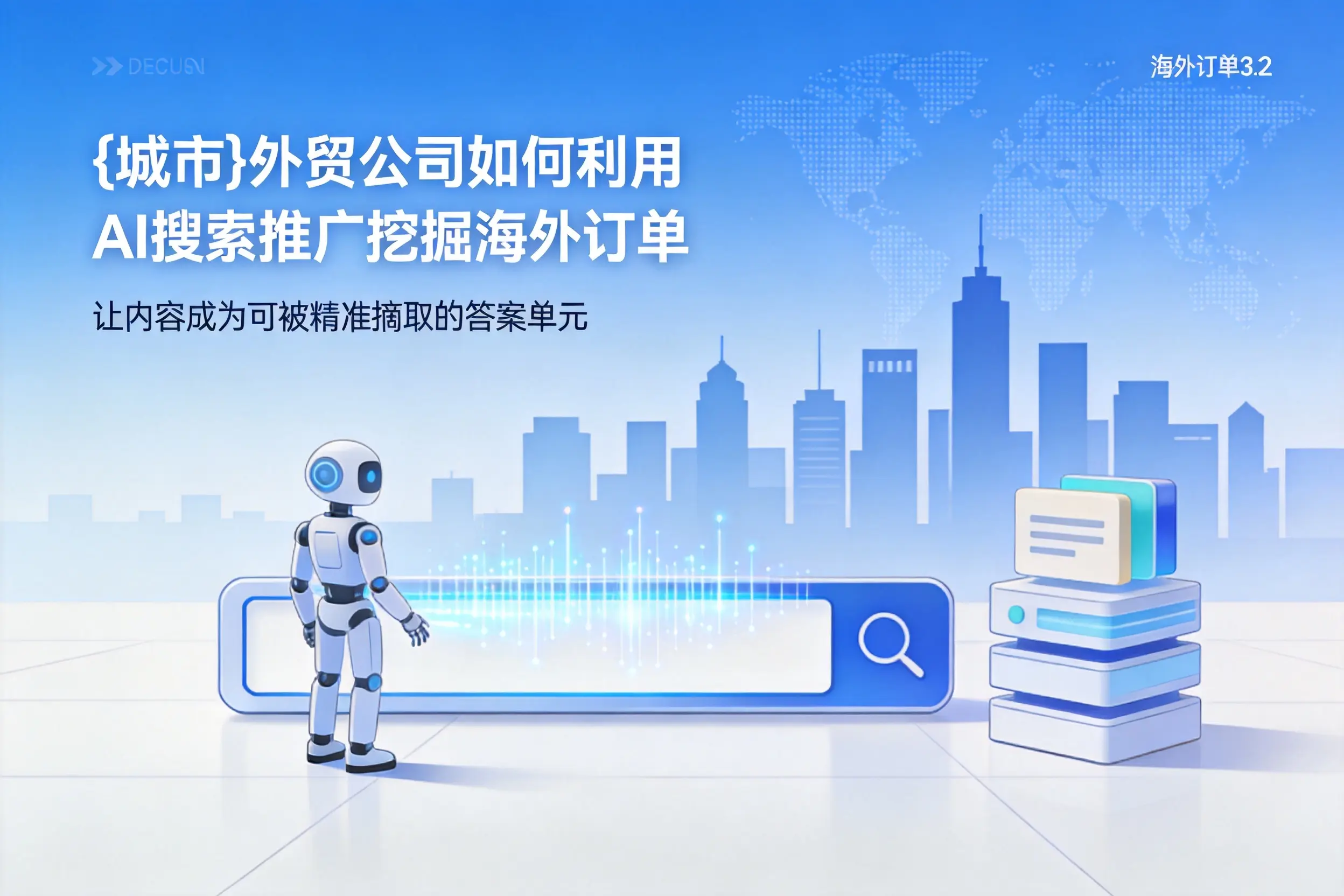 新星外贸公司如何利用AI搜索推广挖掘海外订单