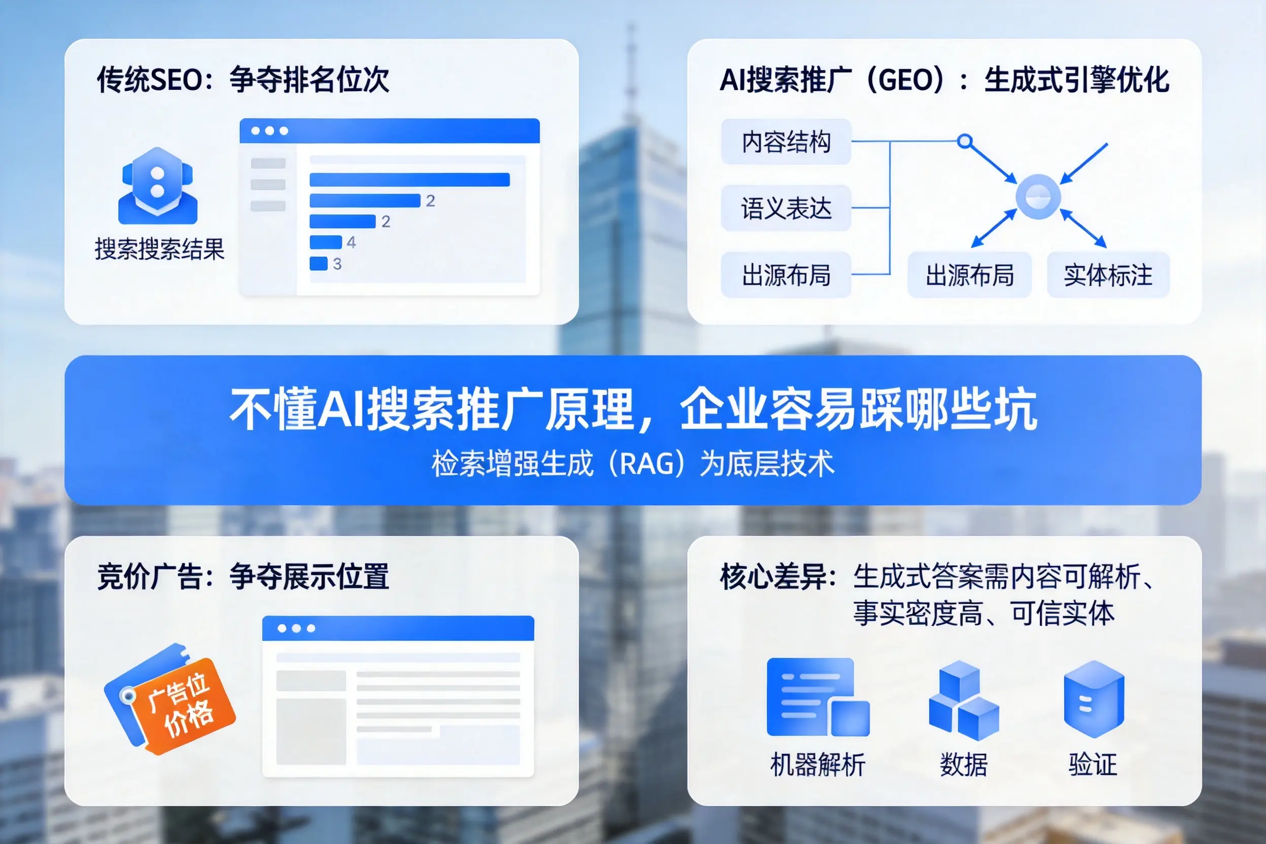 不懂AI搜索推广原理，新星企业容易踩哪些坑