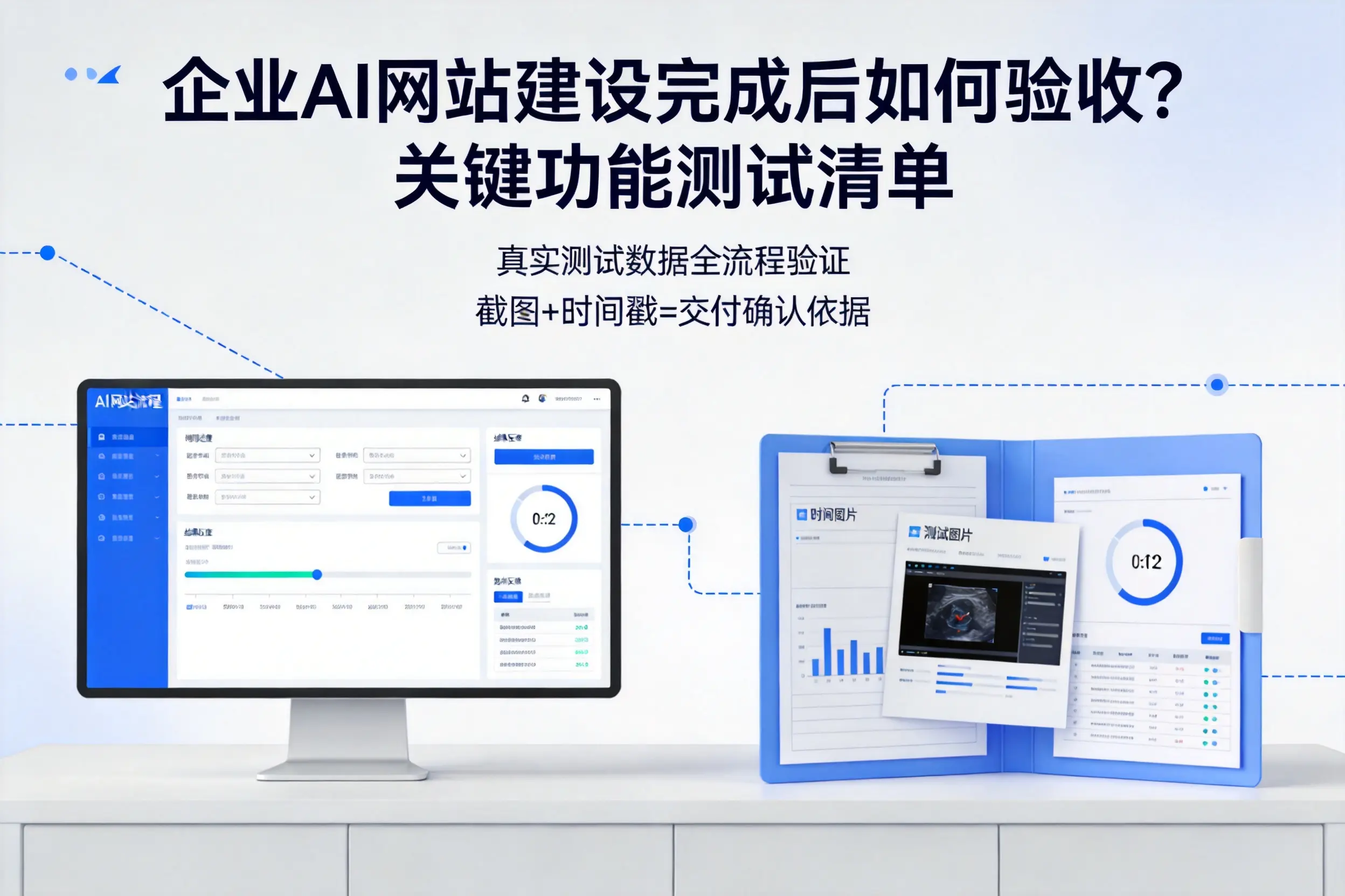 新星企业AI网站建设完成后如何验收?关键功能测试清单