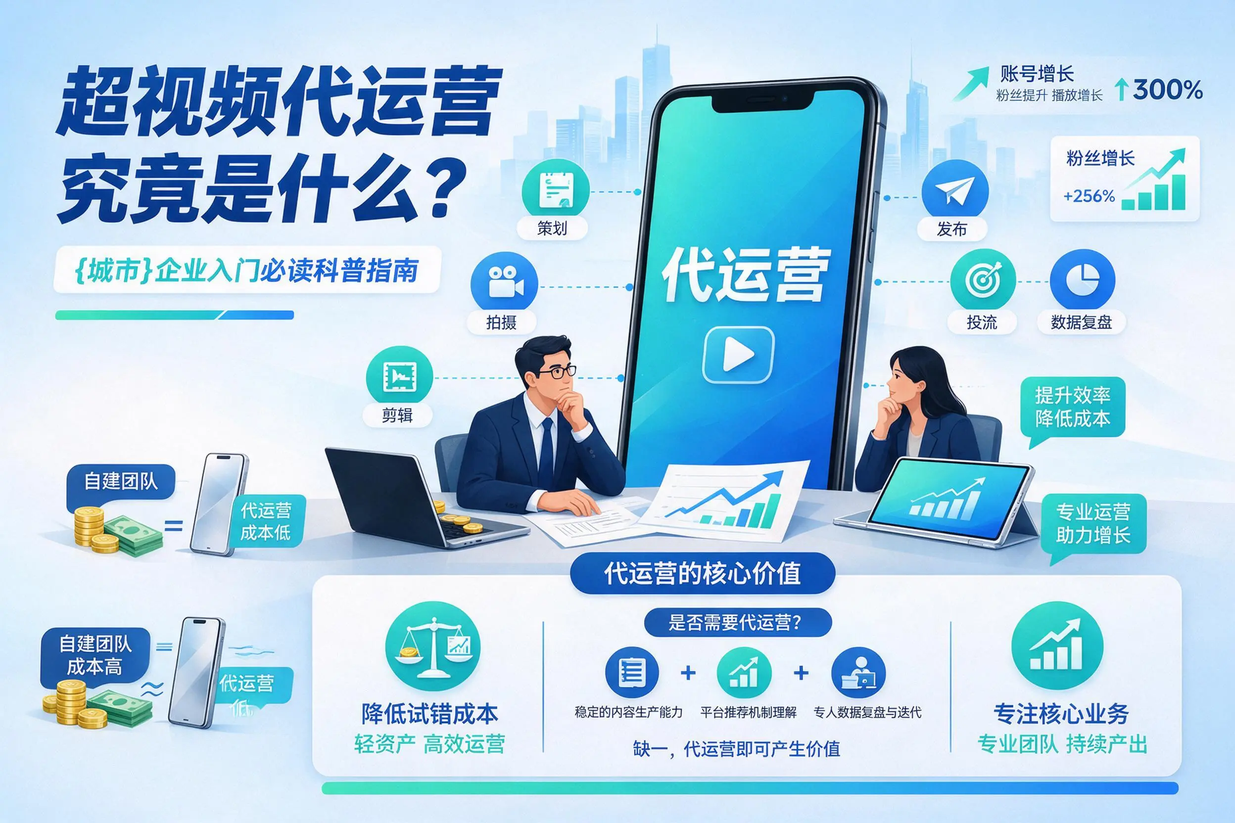 短视频代运营究竟是什么?新星企业入门必读科普指南