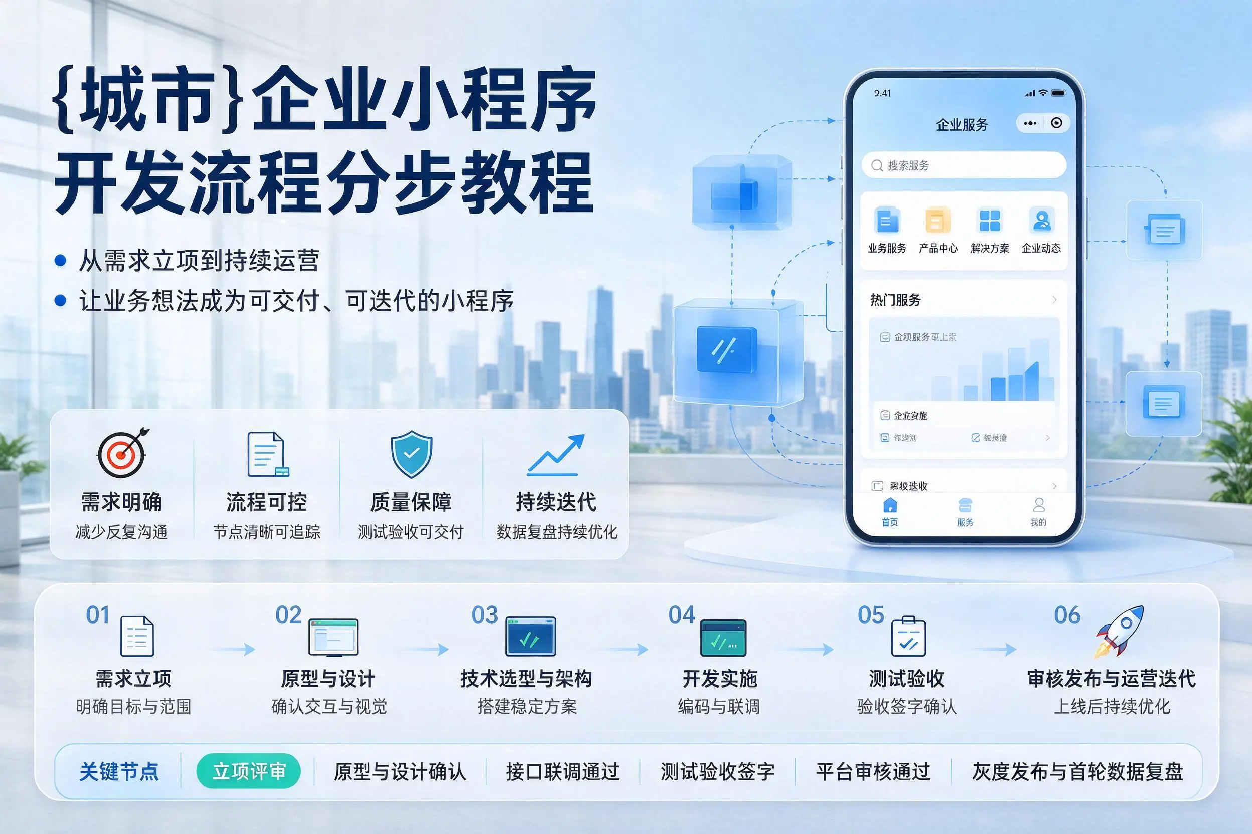 新星企业小程序开发流程分步教程与关键节点说明