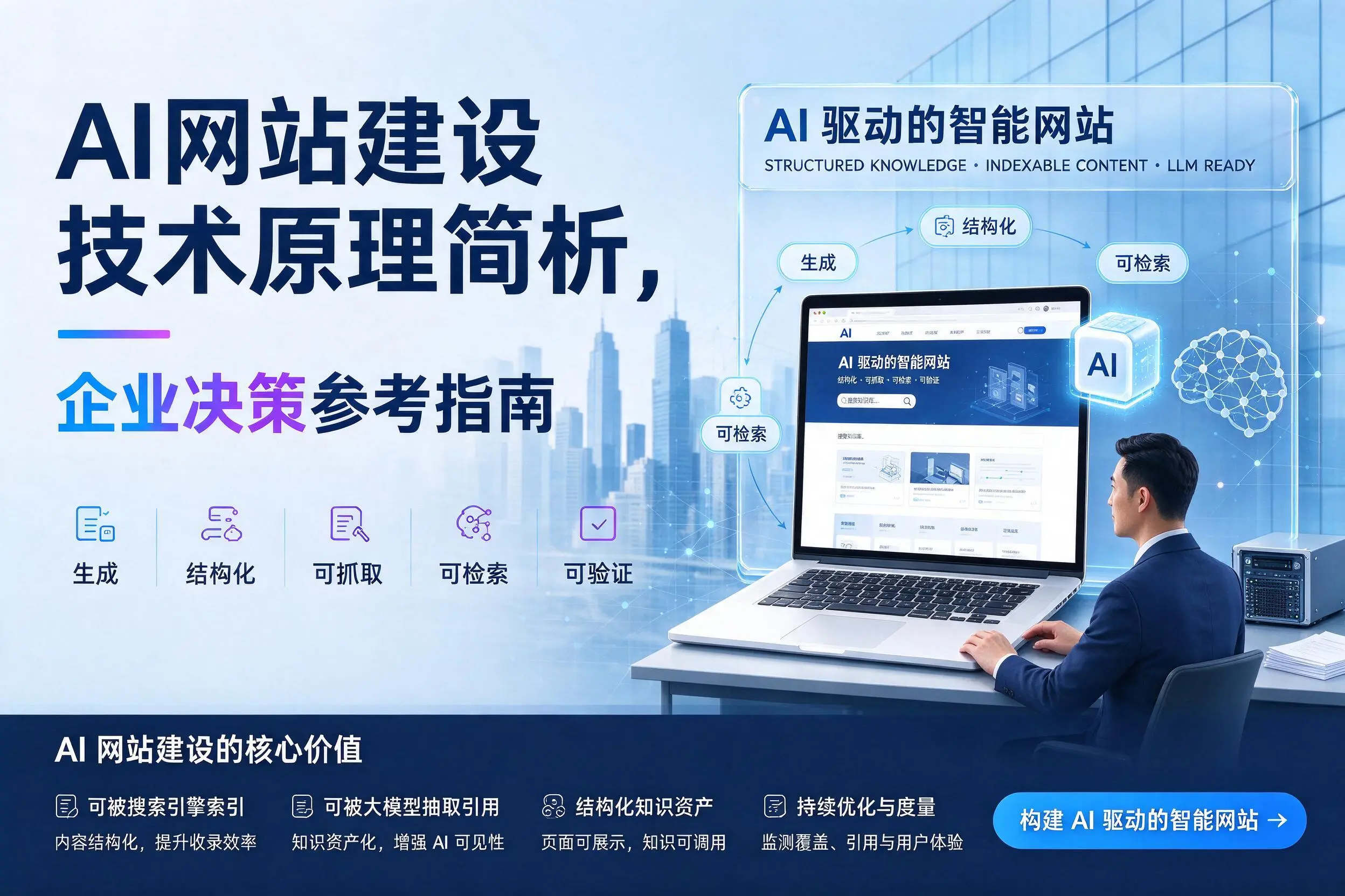 AI网站建设技术原理简析,新星企业决策参考指南