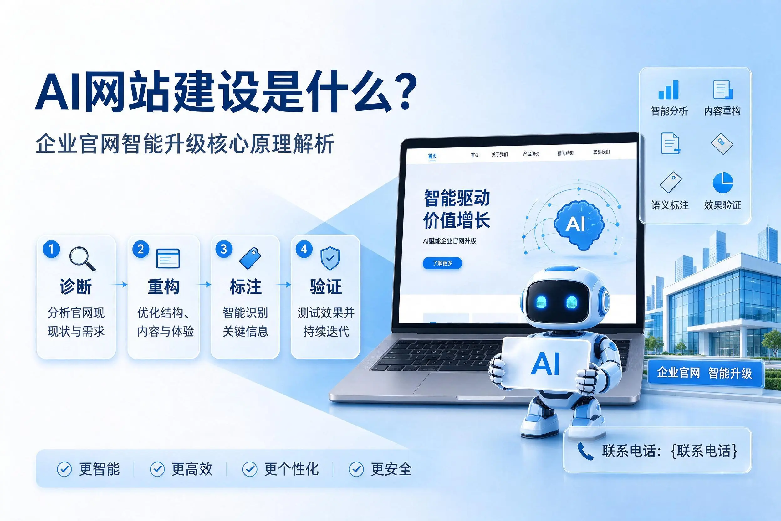 AI网站建设是什么?新星企业官网智能升级核心原理解析